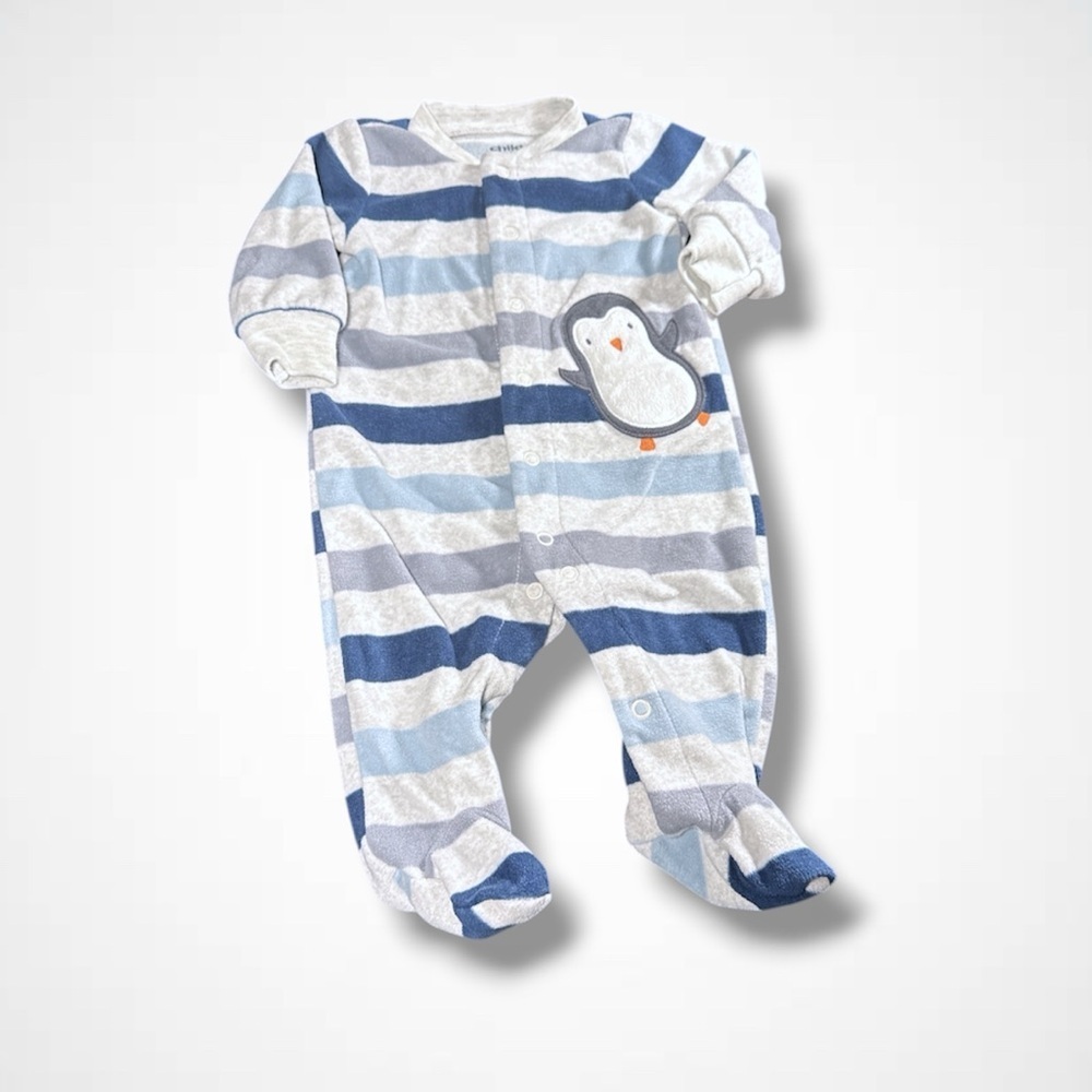 4/$20 Carter’s Penguin Design Fleece Sleeper